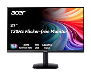 Acer 27in FHD 1920x1080 IPS 120Hz Gaming Monitor | Office KB272 G0bi | 1ms, AdaptiveSync, sRGB 99%, HDMI, VGA, VESA Mountable, Bluelight Filter