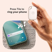 Life360 Tile Pro - Powerful Bluetooth Tracker, Key Finder and Item Locator for Keys Bags, and More. Both iOS and Android Compatible. Phone Finder. 4-Pack (Black/White)