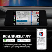 Cobra RAD 480i Laser Radar Detector, Long Range Detection, Bluetooth, Black | Apple CarPlay and Android Auto Compatible, LaserEye Front and Rear Detection, Digital Signal Processing