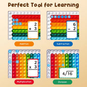 🧮Math Fidget Pop Mat & Flash Cards