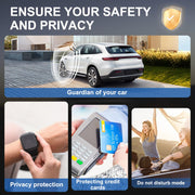 Samfolk Faraday Box with Faraday Bags for Car Keys, Car Key Signal Blocking Box, Keyless Entry Car Key Safe Protector Anti-Theft Shielding Cage (Small)