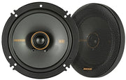 KICKER 51KSC6504 KS-Series 6.5" Coaxial Speakers with .75" tweeters, 4-Ohm, Pair