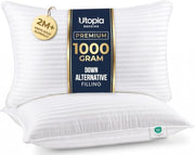 Utopia Bedding Hotel Bed Pillows for Sleeping, Pillows Queen Size Set of 2