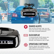 Cobra RAD 480i Laser Radar Detector, Long Range Detection, Bluetooth, Black | Apple CarPlay and Android Auto Compatible, LaserEye Front and Rear Detection, Digital Signal Processing