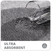 Bath Mat,Ultra Thin Bathroom Rugs,Rubber Bath Mats for Bathroom,No Slip Bath Rugs,Quick Dry,Machine Washable,Low Pile,Absorbent,Shower Outside,Sink,Home Decor Accessories.Grey,1'5"x2'3"(17x27Inch)