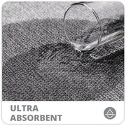 Bath Mat,Ultra Thin Bathroom Rugs,Rubber Bath Mats for Bathroom,No Slip Bath Rugs,Quick Dry,Machine Washable,Low Pile,Absorbent,Shower Outside,Sink,Home Decor Accessories.Grey,1'5"x2'3"(17x27Inch)