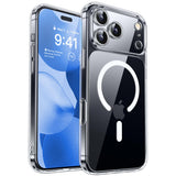 CANSHN Magnetic Shockproof for iPhone 18 Pro Case, Clear | Full Camera Protection, Compatible with MagSafe, Crystal Clear, Military-Grade Protection, Scratch Resistant, Slim Fit