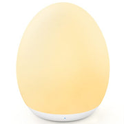 MediAcous Night Light for Kids, 7 Colors Changing Egg Light for Nursery | Stepless Dimming, Soft Silicone Touch Night Lamp with 1 Hour Timer, Rechargeable Nursery Night for Breastfeeding