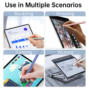 Bopomofo Stylus(5 Pcs),2-in-1 Stylus Pen for Touchscreen,Capacitive Stylus | Stylus with Precise Disc Tip & Rubber Tip for iPad iPhone Samsung Galaxy Android Tablets Kindle, 3 Disc Tips+6 Rubber Tips