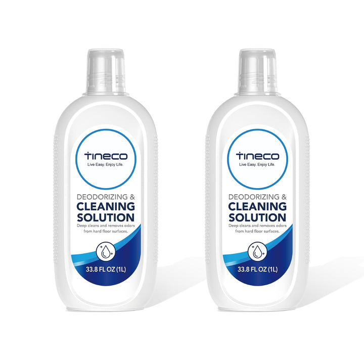 Tineco Floor Cleaning Solution for Wet Dry Vacuum (33.8 OZ * 2) | Compatible with i5/i6 Stretch, FLOOR ONE S5/S6/S7/S9 Artist, S6/S7/S9 Master & Breeze Series; Excludes All Steam Models