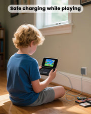 DS Lite Charger Kit Compatible with DS Lite 100-240V Wall Plug Adapter with 4 Stylus Pen for DS Lite