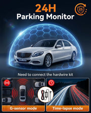 Dash Cam Front and Rear Inside, 4K Full HD 3 Channel Dash Camera for Car
