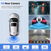 9" Wireless Apple Carplay Screen for Car with OTA Update, Backup Camera | Touchscreen Apple Carplay & Android Auto with Voice Control/GPS Navigation/Mirror Link/Bluetooth 5.0/AUX/FM