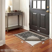 Veken Non Slip Rug Pad Gripper for Hardwood Floors, Strong Anti Slip and Skid Mat, Keep Rugs Safe and in Place for Tile, Carpet Liner Grippers Under Area Rugs, 2x3 Ft Pads
