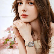 Witzon Floral Silicone Band Compatible with Apple Watch Bands For Women | 40mm 41mm 38mm 42mm 44mm 45mm 46mm 49mm, Engraved Cute Dressy Strap for iWatch Series 12 11 10 9 8 7 6 5 SE Ultra 4 3 2 1