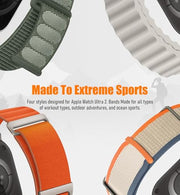 8 Pack Compatible with Apple Watch Ultra 3/Ultra 2 Bands for Men Women 49mm | 46mm 45mm 44mm 42mm Trail Loop+Alpine Loop+Ocean+Nylon Sport Loop for iWatch Ultra 4/3/2 Series 12/11/10/9/8/7/6/5/4/3/SE3 2