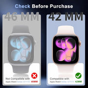 JavoYion 6 Pack Screen Protector for Apple Watch Series 12/11/10 42mm, Easy | [Auto Alignment Box], Bubble Free Easy Install, No Lifting, Touch Sensitive, Anti Scratch Flexible Soft Film for Beginners