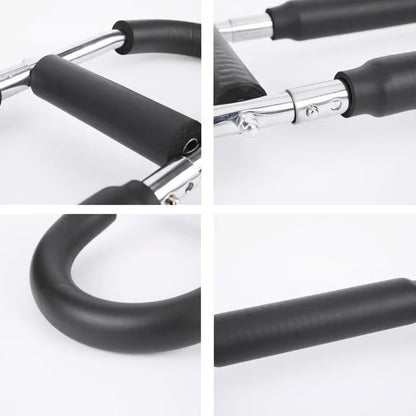 Adjustable weight bar for arm trainers, arm and torso strength training equipment, portable training device for home gyms and fitness