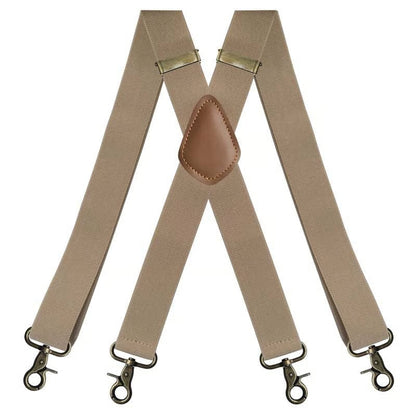 🧵 Adjustable X-Back Suspenders | For Work Wear
