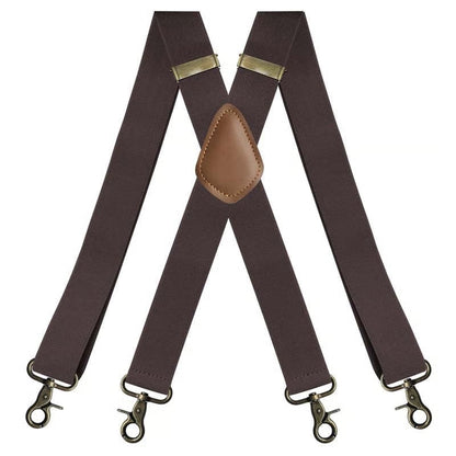 📏 Adjustable Work Suspenders | Classic X-Back Support