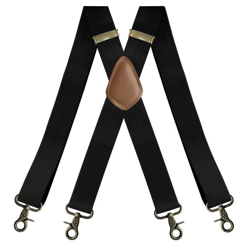 🧵 Adjustable X-Back Suspenders | For Work Wear