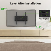 USX MOUNT Full Motion TV Wall Mount for Most 32-70 inch TVs up to 99 lbs, Wall Mount Bracket with Dual Articulating Arms, Swivel, Tilt, Max VESA 400x400mm, TV Mount Fits 12”/16” Wood Studs