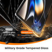 PandaShield 2 Pack for iPad 11th Gen A16/10th Gen 11/10.9" Screen Protector | 9H+ Tempered Glass,Easy-Install Tray,12FT Shatterproof,Apple Pencil Compatible,HD Clarity,Scratch Resistant,Bubble-Free