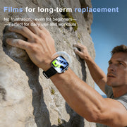 JavoYion 6 Pack Screen Protector for Apple Watch Series 12/11/10 42mm, Easy | [Auto Alignment Box], Bubble Free Easy Install, No Lifting, Touch Sensitive, Anti Scratch Flexible Soft Film for Beginners