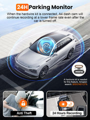 Affver 4K+2.5K Dash Cam Front and Rear, Built-in 5G WiFi 6 GPS Dual Dashcam | 64GB Card Included, 3.59" IPS Screen, APP Control, G-Sensor, Loop Recording, 24H Parking Mode, Night Vision, Car Dash Camera