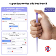 DEGGE Stylus Pen for iPad 2018-2026, 15Mins Fast Charge for Apple Pencil