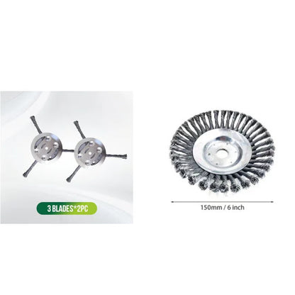 🔥Buy More Save More String🌿Trimmer Replacement Head,Steel Wire Grass Cutting Head