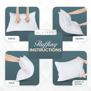 Utopia Bedding Hotel Bed Pillows for Sleeping, Pillows Queen Size Set of 2