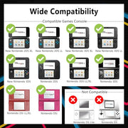 3DS Charger, DTOL 3DS Charger Compatible with Nintendo 3DS/ DSi/DSi XL/ 2DS/ 2DS XL/New 3DS 100-240V Wall Plug Adapter 2 Pack