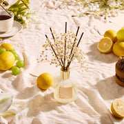 Cocorrína Reed Diffuser Set, Clean Linen 6.7 fl oz Scented Diffuser with Sticks Home Fragrance Reed Diffuser for Bathroom Shelf Décor