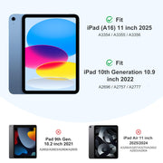 Akkerds for iPad A16 11th Gen Case, iPad 10th Generation Case, Sky Blue