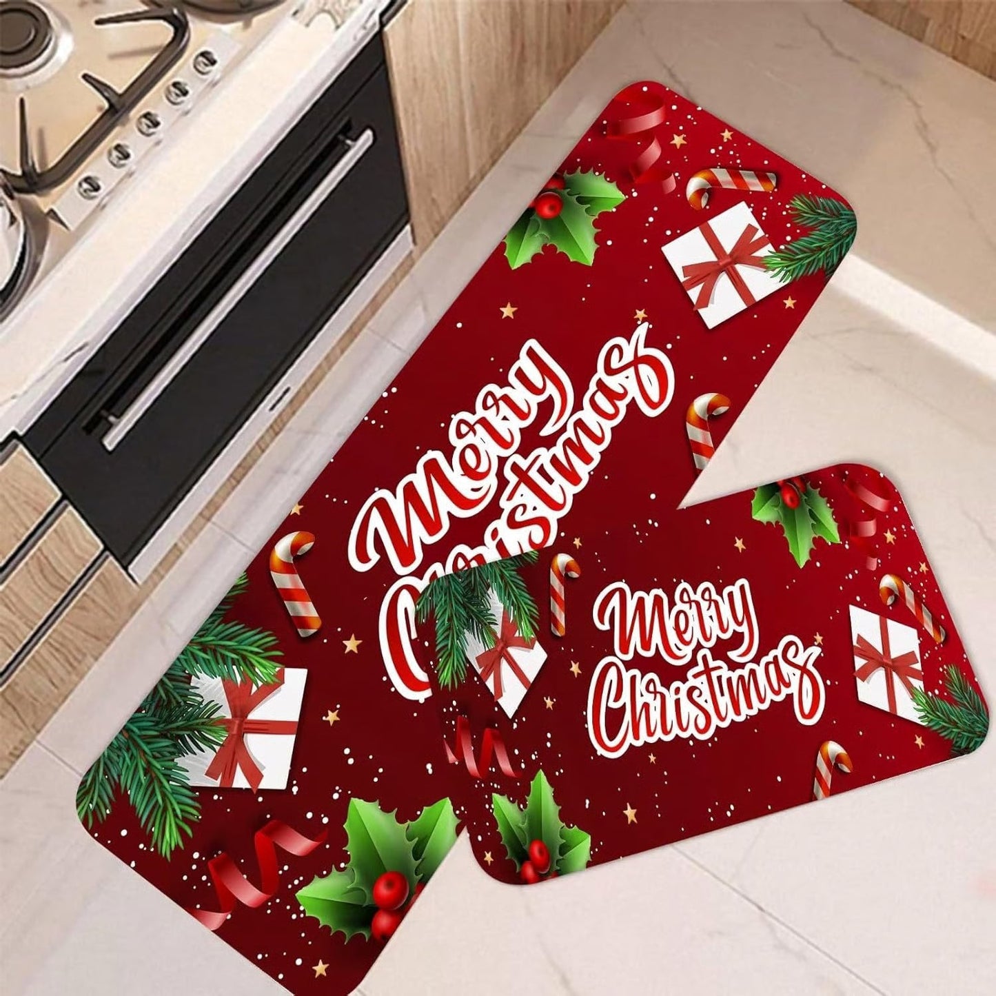 🔥 Christmas Themed Kitchen Mat
