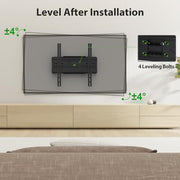 USX MOUNT Full Motion TV Wall Mount for Most 32-70 inch TVs up to 99 lbs, Wall Mount Bracket with Dual Articulating Arms, Swivel, Tilt, Max VESA 400x400mm, TV Mount Fits 12”/16” Wood Studs