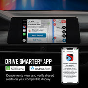 Cobra RAD 480i Laser Radar Detector, Long Range Detection, Bluetooth, Black | Apple CarPlay and Android Auto Compatible, LaserEye Front and Rear Detection, Digital Signal Processing