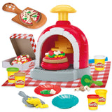 Play-Doh Stamp & Spin Pizza Playset, 8 Accessories & 5 Colors, Kids Play Food & Cooking Toys, Ages 3+