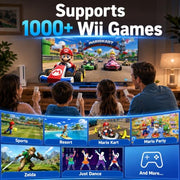Motion Plus Wii Controllers 2Packs with Nunchucks, Wii Remote Controllers Compatible for wii and Wii U with Built in Motion Plus