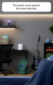 Amazon eero Pro 7 tri-band mesh Wi-Fi 7 router (newest model) - Supports internet plans up to 5 Gbps, Coverage up to 2,000 sq. ft., 1-pack