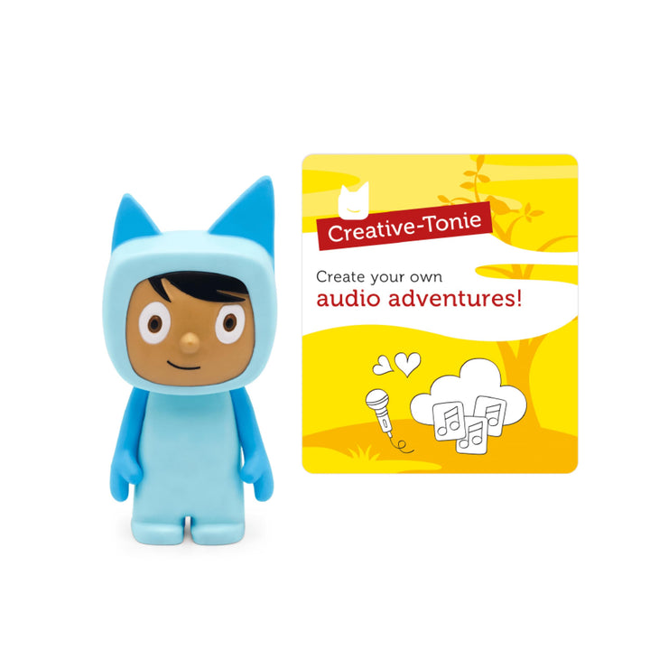 Tonies Creative Audio Character - Record and Upload up to 90 Minutes of Your Own Stories and Songs - Light Blue/Medium