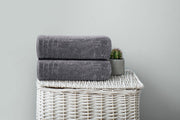 Tens Towels 4 Piece Extra Large Bath Towels 30 x 60 Inches, Dark Grey | 100% Cotton, Larger & Lighter Weight, Quicker to Dry, Super Soft and Absorbent, Perfect for Bathroom