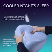 Contour Legacy Leg & Knee Foam Support Pillow for Side Sleepers Soothing Relief for Back, Hips, Knees, Joints, Nerves & Muscles