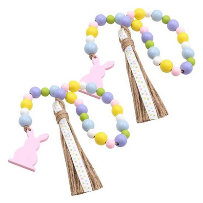 Easter Tassel Beaded Pendant
