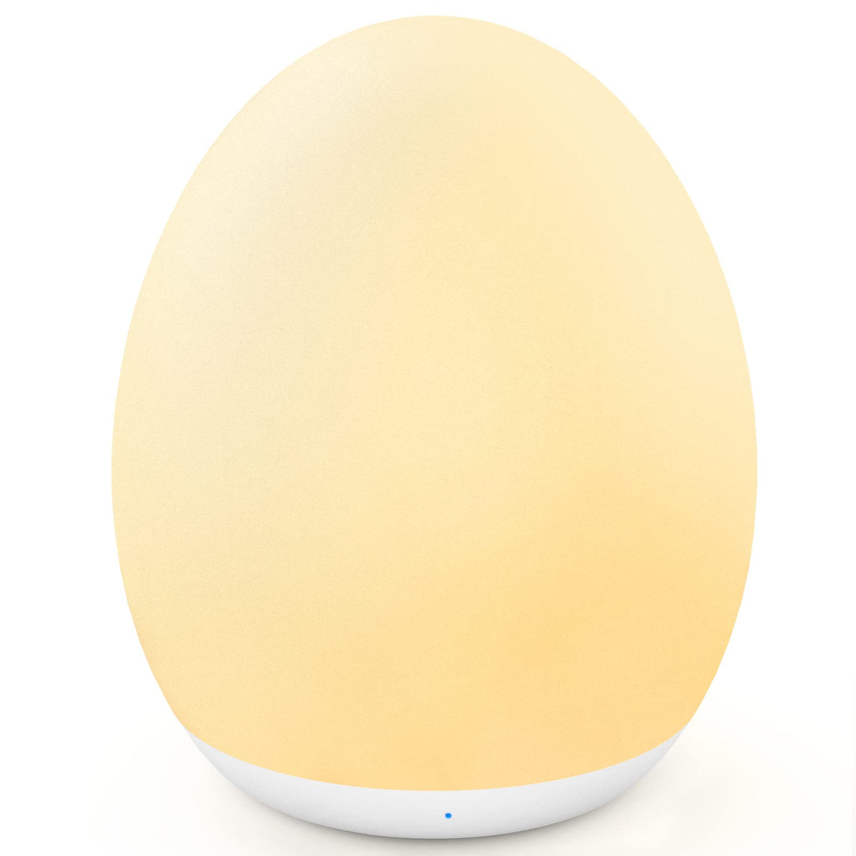 MediAcous Night Light for Kids, 7 Colors Changing Egg Light for Nursery | Stepless Dimming, Soft Silicone Touch Night Lamp with 1 Hour Timer, Rechargeable Nursery Night for Breastfeeding