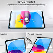 ProCase 2 Pcs Screen Protector for iPad A16 2025 11th 11" /10th 2022 10.9 | Tempered Glass Film Guard -Clear