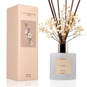 Cocorrína Reed Diffuser Set, Clean Linen 6.7 fl oz Scented Diffuser with Sticks Home Fragrance Reed Diffuser for Bathroom Shelf Décor