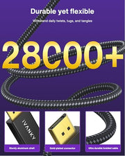 IVANKY VESA Certified 8K DisplayPort Cable 1.4, 6.6ft DP Cable Supports HDR | Display Port Cable, 8K@60Hz, 4K@240Hz, 2K@240Hz, HBR3, 32.4Gbps, HDCP 2.2, FreeSync G-Sync, for Gaming Monitor, Graphics, PC
