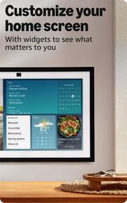 Amazon Echo Show 15 (newest model), Full HD 15.6" kitchen hub for home organization, with built-in Fire TV, Designed for Alexa+